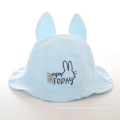 Cute cartoon design fancy summer baby sun hat with rabbit ear